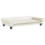 Sofá para niños de terciopelo crema 100x50x26 cm de , Mobiliario para bebés y niños pequeños - Ref: Foro24-3196399, Precio: 1...