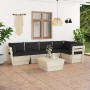 Muebles de jardín de palets 6 piezas y cojines madera de abeto de , Conjuntos de jardín - Ref: Foro24-3063571, Precio: 516,08...