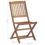 Sillas de jardín plegables 8 uds y cojines madera maciza acacia de , Sillas de jardín - Ref: Foro24-3075127, Precio: 384,78 €