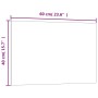 Pizarra magnética de pared vidrio templado negro 60x40 cm | Foro24.es | Tu tienda online para hogar, jardín y más Foro24.es