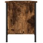 Mueble TV con puertas contrachapada roble ahumado 102x35x45 cm de , Muebles TV - Ref: Foro24-826292, Precio: 61,00 €