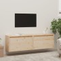 Armarios de pared 2 uds madera maciza de pino 60x30x35 cm
