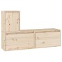 Muebles para TV 3 piezas madera maciza de pino | Foro24.es | Tu tienda online para hogar, jardín y más Foro24.es