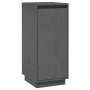 Sideboard 2 pcs solid gray pine wood 31.5x34x75 cm by vidaXL, Sideboards - Ref: Foro24-813355, Price: 61,52 €, Discount: %