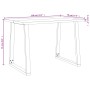 Juego de comedor con borde vivo 3 piezas madera maciza acacia | Foro24.es | Tu tienda online para hogar, jardín y más Foro24.es