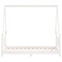 Estructura de cama para niños madera de pino blanco 80x160 cm de , Cunas y camas para niños - Ref: Foro24-834505, Precio: 137...