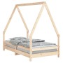Estructura de cama para niños madera maciza de pino 80x160 cm de , Cunas y camas para niños - Ref: Foro24-834489, Precio: 107...