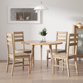 Sillas de comedor 4 unidades madera maciza de acacia de , Sillas de comedor - Ref: Foro24-246006, Precio: 331,71 €