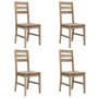 Sillas de comedor 4 unidades madera maciza de acacia de , Sillas de comedor - Ref: Foro24-246006, Precio: 331,71 €