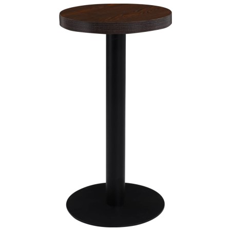Mesa de bistró MDF marrón oscuro 40 cm de , Mesas de cocina y de comedor - Ref: Foro24-286416, Precio: 104,98 €