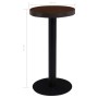 Mesa de bistró MDF marrón oscuro 40 cm de , Mesas de cocina y de comedor - Ref: Foro24-286416, Precio: 104,98 €