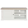 Mueble para TV de madera blanco 90x30x40 cm de , Muebles TV - Ref: Foro24-249879, Precio: 181,42 €