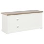 Mueble para TV de madera blanco 90x30x40 cm de , Muebles TV - Ref: Foro24-249879, Precio: 181,42 €