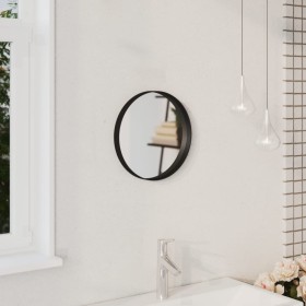 Espejo de pared negro 30 cm de , Espejos - Ref: Foro24-322292, Precio: 36,81 €, Descuento: %