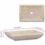 Lavabo crema mármol 50x35x10 cm de , Lavabos - Ref: Foro24-149162, Precio: 159,73 €, Descuento: %