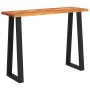 Mesa consola con borde vivo madera maciza acacia 110x35x80 cm | Foro24.es | Tu tienda online para hogar, jardín y más Foro24.es