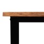 Mesa consola con borde vivo madera maciza acacia 110x35x80 cm | Foro24.es | Tu tienda online para hogar, jardín y más Foro24.es