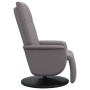 Sillón reclinable con reposapiés cuero sintético gris | Foro24.es | Tu tienda online para hogar, jardín y más Foro24.es