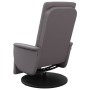Sillón reclinable con reposapiés cuero sintético gris | Foro24.es | Tu tienda online para hogar, jardín y más Foro24.es