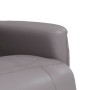 Sillón reclinable con reposapiés cuero sintético gris | Foro24.es | Tu tienda online para hogar, jardín y más Foro24.es