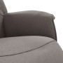 Sillón reclinable con reposapiés tela gris taupe de , Sillones - Ref: Foro24-356662, Precio: 182,76 €