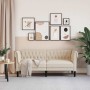 Sofá Chesterfield de 2 plazas lino de , Sofás - Ref: Foro24-372554, Precio: 324,46 €