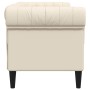 Sofá Chesterfield de 2 plazas lino de , Sofás - Ref: Foro24-372554, Precio: 324,46 €