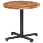 Mesa de bistró redonda madera maciza de mango Ø80x75 cm | Foro24.es | Tu tienda online para hogar, jardín y más Foro24.es