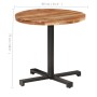 Mesa de bistró redonda madera maciza de mango Ø80x75 cm | Foro24.es | Tu tienda online para hogar, jardín y más Foro24.es