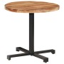 Mesa de bistró redonda madera maciza de mango Ø80x75 cm | Foro24.es | Tu tienda online para hogar, jardín y más Foro24.es