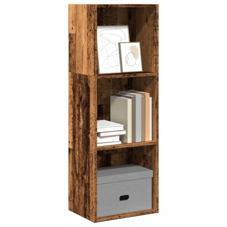 Estantería madera de ingeniería color envejecido 40x30x114 cm de , Librerías y estanterías - Ref: Foro24-857874, Precio: 45,1...