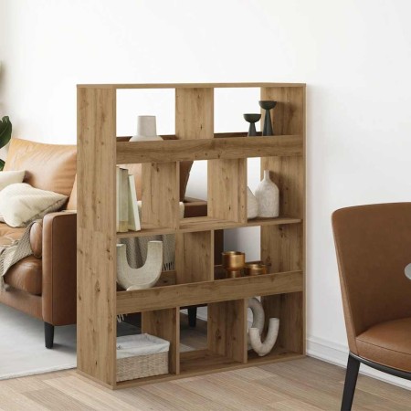 Estantería madera de ingeniería roble artisian 100x33x125,5 cm de , Librerías y estanterías - Ref: Foro24-3309365, Precio: 13...