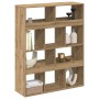 Estantería madera de ingeniería roble artisian 100x33x125,5 cm de , Librerías y estanterías - Ref: Foro24-3309365, Precio: 13...