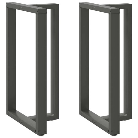 Patas para mesa de bar en forma de T (2 unidades), antracita, 60 x 35 x (100-101) cm, acero | Foro24.es | Tu tienda online para hogar, jardín y más Foro24.es