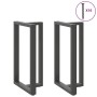 Patas para mesa de bar en forma de T (2 unidades), antracita, 60 x 35 x (100-101) cm, acero | Foro24.es | Tu tienda online para hogar, jardín y más Foro24.es