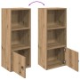 Estantería de madera de ingeniería roble artisan 31x24x77 cm de , Librerías y estanterías - Ref: Foro24-860336, Precio: 42,93 €