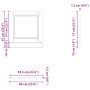 Panel para lavavajillas Porto madera contrachapada madera vieja de , Armarios de cocina - Ref: Foro24-854145, Precio: 44,24 €