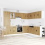 Mueble de cocina Porto 14 piezas artesanal roble de , Armarios de cocina - Ref: Foro24-3315000, Precio: 1,00 €