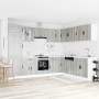 Mueble cocina Porto sonoma gris 14 pzas madera contrachapada de , Armarios de cocina - Ref: Foro24-3314997, Precio: 1,00 €, D...