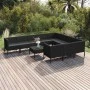 Gartenmöbel-Set 11 Stück synthetische Rattan-Kissen schwarz von vidaXL, Gartensets - Ref: Foro24-3094493, Preis: 890,62 €, Ra...