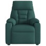 Sillón reclinable de masaje eléctrico tela verde oscuro de , Sillones - Ref: Foro24-3303028, Precio: 249,19 €, Descuento: %