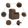 Sillón reclinable de tela marrón | Foro24.es | Tu tienda online para hogar, jardín y más Foro24.es
