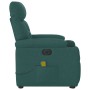 Sillón masaje eléctrico reclinable elevable tela verde oscuro | Foro24.es | Tu tienda online para hogar, jardín y más Foro24.es