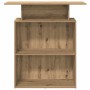 Mostrador de recepción roble artisian 100x40x104 cm de , Escritorios - Ref: Foro24-859059, Precio: 94,26 €, Descuento: %
