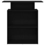 Mostrador de recepción negro 100x40x104cm madera de ingeniería | Foro24.es | Tu tienda online para hogar, jardín y más Foro24.es