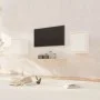 Wall cabinet 2 pcs solid white pine wood 30x30x40 cm by vidaXL, Shelves and shelves - Ref: Foro24-813478, Price: 62,45 €, Dis...