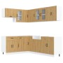 Mueble de cocina Kalmar 11 piezas artesanal roble de , Armarios de cocina - Ref: Foro24-3314890, Precio: 752,63 €, Descuento: %