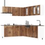 Mueble cocina Lucca madera vieja 11 pzas madera contrachapada | Foro24.es | Tu tienda online para hogar, jardín y más Foro24.es