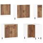 Mueble cocina Lucca madera vieja 11 pzas madera contrachapada | Foro24.es | Tu tienda online para hogar, jardín y más Foro24.es