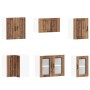 Mueble cocina Lucca madera vieja 11 pzas madera contrachapada | Foro24.es | Tu tienda online para hogar, jardín y más Foro24.es